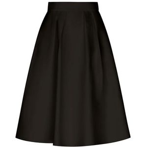 APART satijnen rok van matglanzend satijn, nachtblauw, 40