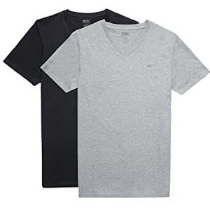 Diesel Umtee-Michael-Tube-twopack T-shirt voor heren, 2 stuks, E4084-0ldas, XS
