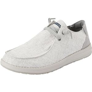 Skechers Heren MELSON NELA Slip-On, Grijs Mesh, 9.5 UK, Grijs gaas, 44 EU