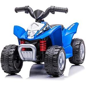 Sport1 Honda TRX 250X elektrische quad voor kinderen, 6 volt, snelheid: 2,8 km/h, afmetingen: 65,5 x 38,5 x 43,5 cm, voor kinderen tot 20 kg, oplaadbare accu, met oplader, blauw