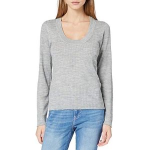 SELECTED FEMME Vrouwelijke pullover, nauwsluitend, lichtgrijs gem., S