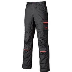 U-Power NIMBLE Werkbroek voor heren, elastische taille, cargobroek, met kniebeschermzakken, meerdere zakken, comfortabele stof, robuuste duurzame buitenkleding (grijs Meteoriet 56), Grijze Meteoriet,