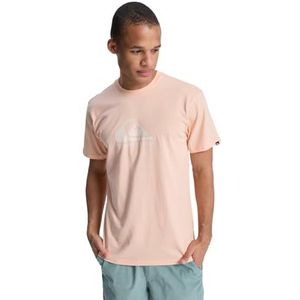 QUIKSILVER - T-shirt - Licht Abrikoos - Katoen