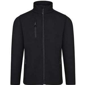 Mukua Richmond Softshelljas, uniseks, zwart, maat 2XL, Zwart, XXL