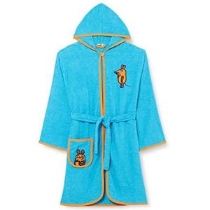 Playshoes Uniseks badjas voor kinderen van badstof, aquablauw, 146/152 cm
