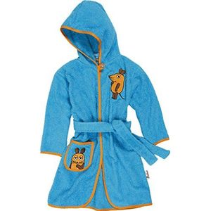 Playshoes Uniseks badjas voor kinderen van badstof, aquablauw, 146/152 cm