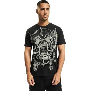 Brandit Heren Motörhead Warpig Print, by T-Shirt, zwart, XL