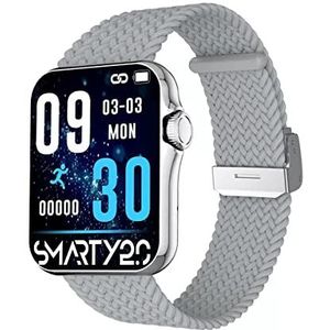 SMARTY 2.0 Smart Watch SW028C04, Zilver, Modern, Zilver, Modern