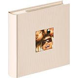 walther design fotoalbum zand 200 foto's 10 x 15 cm Memoboekje met omslaguitsparing, Fun ME-110-C
