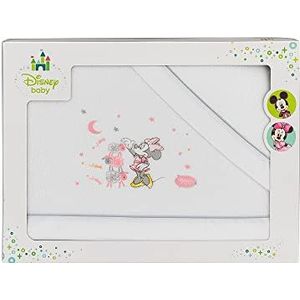 Amazon Disney flanellen beddengoed voor Minnie Mouse-kinderbed, grijs/roze