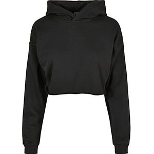 Urban Classics Oversized Cropped Hoody voor dames, Oversized cropped hoodie voor dames, XS