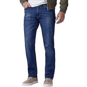 Lee Performance Series Extreme Motion Straight Fit Tapered Leg Jean Jeans voor heren, Maddox, 33W x 34L