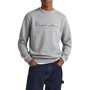Pepe Jeans Ryan Crew Sweatshirt voor heren, Grijs (Grijs Marl), L