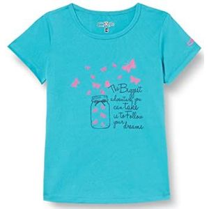 CMP Ademend outdoor T-shirt met antibacteriële behandeling, Hawaian, 104 meisjes