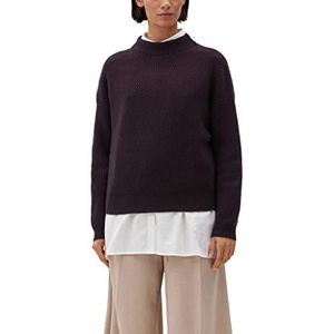 s.Oliver BLACK LABEL Dames 2118295 gebreide trui, lila, S