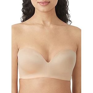 b.tempt'd by Wacoal Women's Future Foundation Wire Free Convertible Strapless T-Shirt Bra, Au Natural, 34DD
