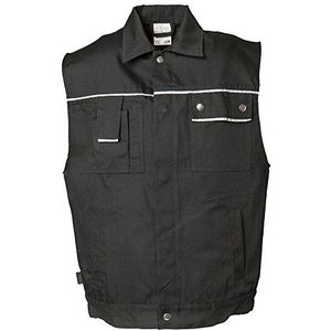 Planam vest Canvas 320, maat S, zwart, 2164044