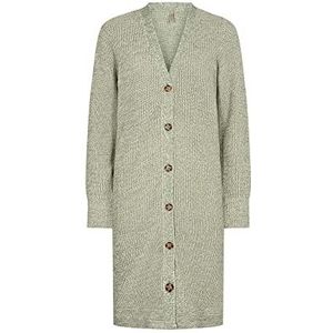 SOYACONCEPT Dames gebreid vest, mosgroen melan, M