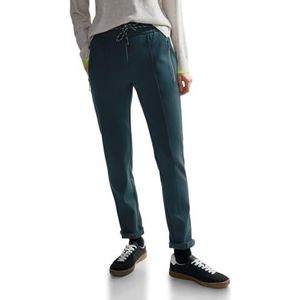 CECIL Joggingbroek, Strong Petrol Blue, XXL / 30L