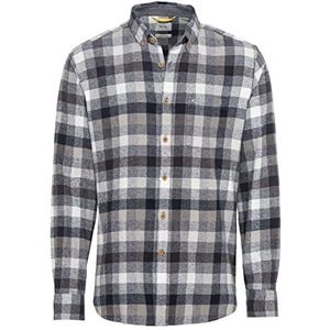camel active Heren 409118/8S58 Hemd, Graphit Grey, S
