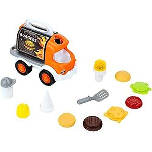 Theo Klein 2365 Beach Picnic foodtruck | Incl. zakje patat met licht- en geluidseffecten en hamburgervormpjes | Speelgoed voor kinderen vanaf 18 maanden