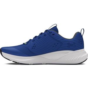 Under Armour UA Charged Commit Tr 4 Crosstrainer Sportschoenen voor Heren, Tech Blue Distant Grijs Morph Groen, 42.5 EU