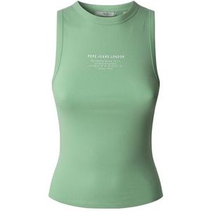 Pepe Jeans - Viv - Tanktop - Effen - Katoenmix - Slim Fit