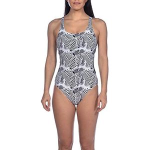 arena W Cradle Back One Piece Badpak Bodylift Dames Paars B