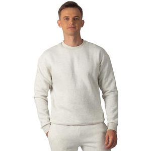 Carlheim Herensweatshirt Hudson Lounge, Marl White, L