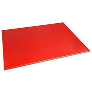 Hygiplas J011 Grote Hoge - Dichtheid Rode Snijplank 12X600X450mm Snijkeuken