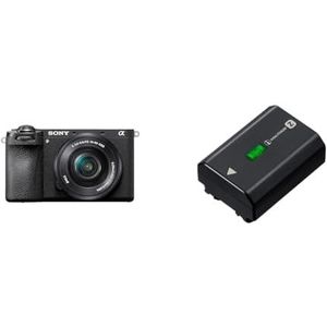 Sony Alpha 6700 | APS-C Spiegelloze Camera Met 16-50mm Lens & NPFZ100.CE Z-Serie Oplaadbaar Batterijpakket - Zwart