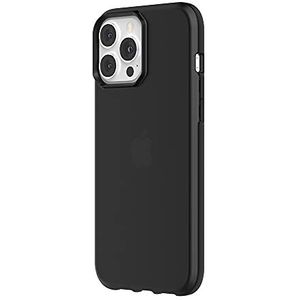 Survivor Clear Case Cover volgens militaire standaard voor Apple iPhone 13 Pro Max [dun design I 1,8 m valbestendig I 5G, MagSafe & Qi Wireless Charging compatibel] zwart/transparant