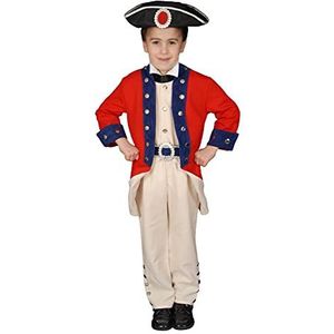 Dress Up America Deluxe Historisch Koloniaal Solider Kinderkostuum Set