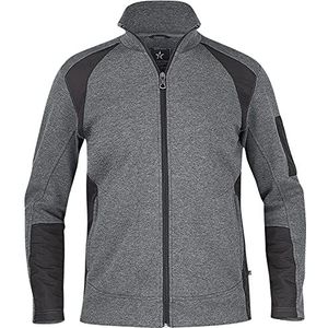 Texstar SW09 Crew Cardigan, heren maat 2XL, antraciet