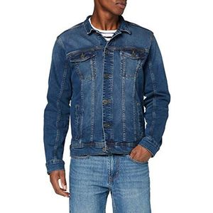 Blend BHBHNARIL Outerwear Overgangsjas voor heren, jeansjack, overgangsjas, Denim Dark Blue (200292), XXL