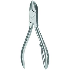 Montana Nagelknipper/nagelknipper van gesatineerd roestvrij staal voor manicure en pedicure, 12 cm