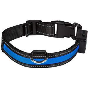 EYENIMAL NGCOLLUM022 USB Light Collar Blue S, Blauw, 66 g