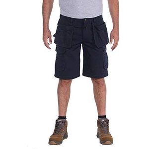 Carhartt Heren Rugged Flex Relaxed Fit Ripstop Cargo Multi Pkt Work Utility Shorts, navy, 30W