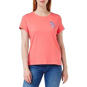 MUSTANG Dames stijl Alina C Print T-shirt, Porcelain Rose 8204, L, Porcelain Rose 8204, L