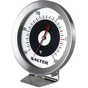 Salter 513 SSCR Oven Thermometer, Maintain Optimum Temperature, Cooking/Baking, Adjustable Viewing Angle, Bold Display, Hang, Sits/Stands on Oven Shelf, Range 50°C - 300°C