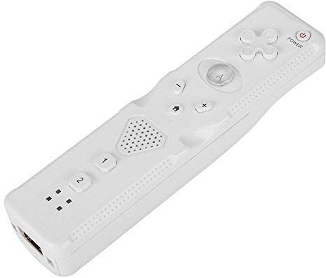 Gamepad voor WiiU / Wii, ingebouwde accelerator Ergonomische gaminghandgreep Gamepad, zeer gevoelige 3-assige detectie Analoge rocker-joystick voor WiiU / Wii, accessoire voor WiiU / Wii(wit)