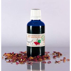 LEILESUNSET Rose MoskETA BIO gecertificeerde plantaardige olie 50 ml, zwart