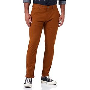 TOM TAILOR Uomini Chino broek met stretch 1032870, 21652 - Equestrian Brown, 28W / 36L