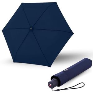 Knirps paraplu C.250 Light Duomatic Navy met parapluzak I Zakparaplu met Duomatic-functie I Automatisch openen-sluiten I Zakparaplu met drukknop I Automatische & lichtgewicht paraplu