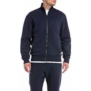 Replay Sweatjack voor heren, 088 Deep Blue, 3XL