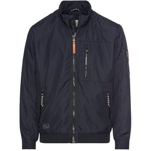 camel active Herenblouse met opstaande kraag, donkerblauw, 56