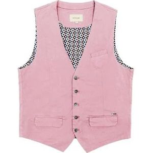 GIANNI LUPO Heren vest GL006BD-S24, Dusty Roze, S