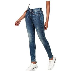 G-Star Raw Lynn Mid Waist Skinny Jeans Jeans dames,Blau (Vintage Medium Aged Small Destroy 8968-9262),25W / 32L
