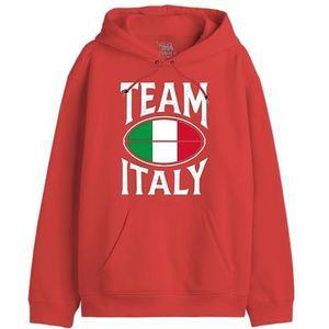 Republic Of California Team Italy"" UXREPCZSW036 Sweatshirt voor heren, rood, maat S, Rood, XXL