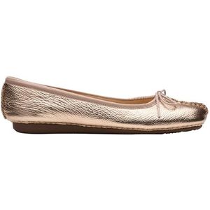 Clarks Freckle Ice Ballerina's voor dames, Koper Metallic, 39 EU